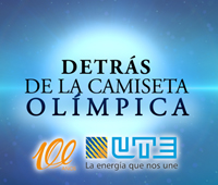 Detras de la camiseta olimpica